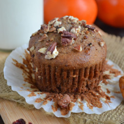 Spiced Persimmon Muffins
