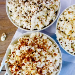 Spiced Popcorn 3 Ways