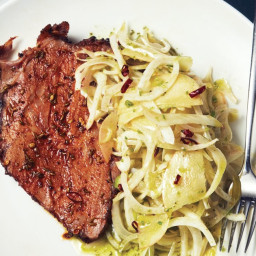 Spiced Roast Pork with Fennel and Apple Salad