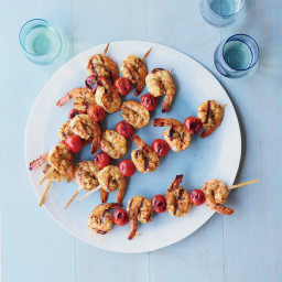 Spiced Shrimp and Tomato Kebabs