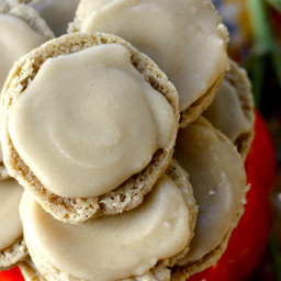 Spiced Sugar Cookies with Maple Icing
