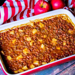 Spicy Apple Baked Beans