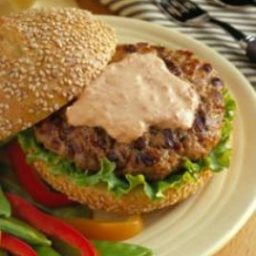 Spicy Asian Ground Pork Burgers