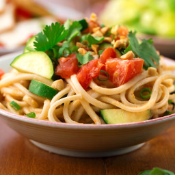 Spicy Asian Peanut-Ginger Noodles