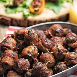 Spicy Bacon-Wrapped Meatballs Recipe