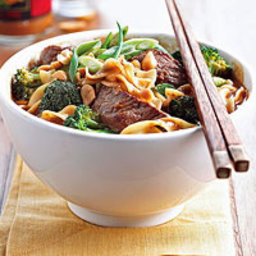 Spicy Beef and Broccoli Noodle Bowl Recipe