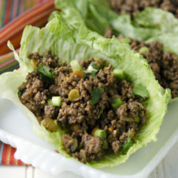 Spicy Beef Lettuce Wraps