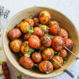 Spicy Bombay Potatoes Recipe - Instant Pot & Stovetop