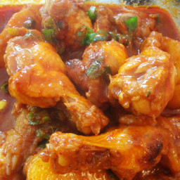 Spicy Braised Chicken (Dak-bokkeumtang)