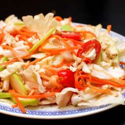 Spicy Cabbage Salad With Fish Sauce Dressing