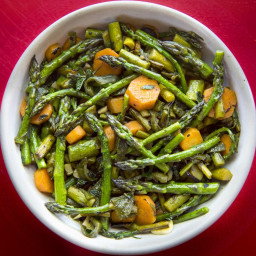 Spicy Carrot and Asparagus Stir-Fry