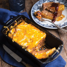 Spicy Cheesy Meatloaf with Caramelized Onions