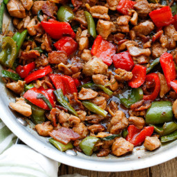 Spicy Chicken and Bacon Stir Fry