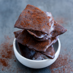 Spicy Chocolate-Covered Tortilla Chips
