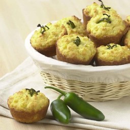 Spicy Corn Muffins with Jalapenos