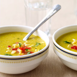 Spicy Corn on the Cob Soup