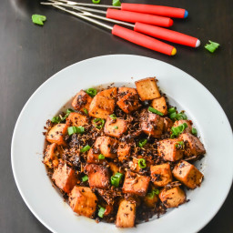Spicy Garlic Soy Tofu in 10 minutes