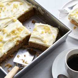 Spicy Ginger Applesauce Cake With Cream Cheese Frosting