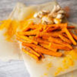 Spicy Gingered Carrot Fries