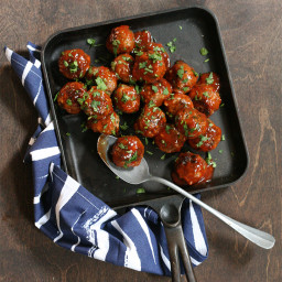 Spicy Glazed Meatballs
