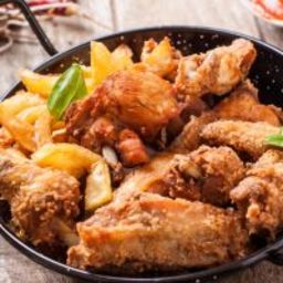 Spicy Golden Oven-Fried Chicken