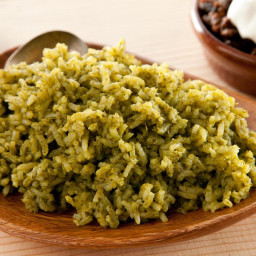 Spicy Green Rice (Arroz Verde)