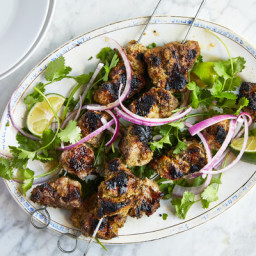 Spicy Grilled Pork With Fennel, Cumin and Red Onion