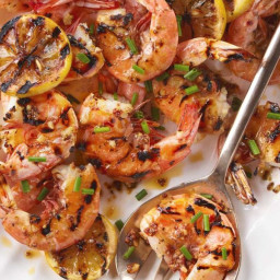 Spicy Grilled Shrimp with Garlic & Lemon