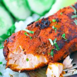 Spicy Indian Pan-fried Salmon (easy weeknight dinner!)