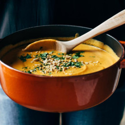 Spicy Instant Pot Carrot Soup