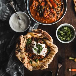 Spicy Lamb Naan Bowl Curry Recipe by Tasty