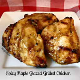 Spicy Maple Glazed Grilled Chicken