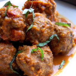 Spicy Meatballs In Adobo Sauce