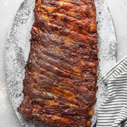  Spicy Memphis-Style Dry Rub Pork Ribs Are Slow Cooked To Barbecue Perfecti