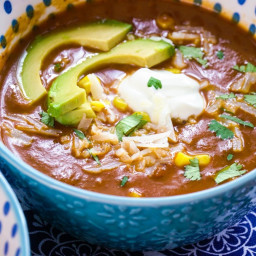 Spicy Mexican Chorizo and Bean Soup