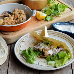 Spicy Mexican Fish Wraps