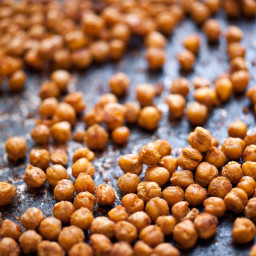Spicy Oven-Roasted Chickpeas