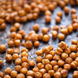 Spicy Oven-Roasted Chickpeas