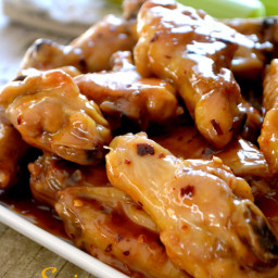 Spicy Peanut Butter and Honey Chicken Wings {Pick 'n Save #ad}