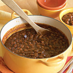 Spicy Red-Eye Baked Beans