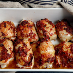 Spicy Roasted Chicken Thighs
