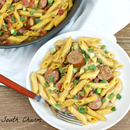 Spicy Sausage and Penne Pasta