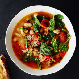 Spicy Sausage and White Bean Soup