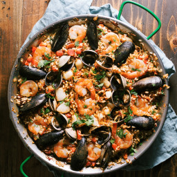 Spicy Seafood Paella