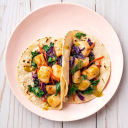 Spicy Seared Scallop Tacos