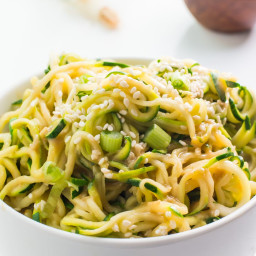 Spicy Sesame Zoodles