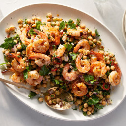 Spicy Shrimp and Chickpea Salad