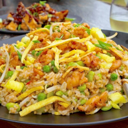 Spicy Shrimp and Pineapple Fried Rice