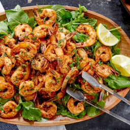 Spicy Shrimp Salad With Mint