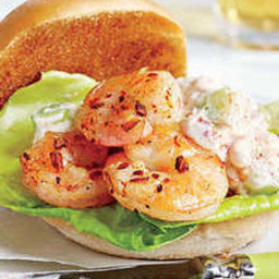 Spicy Shrimp Sliders with Celery Mayonnaise
